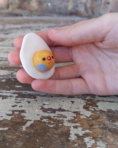 Ceramic Art Toy [Solitary Egg Clown]