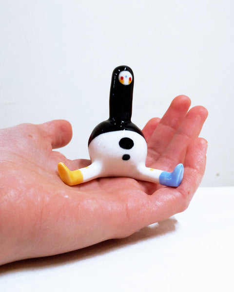 Tinybirdman Ceramic Art Toy [22.078: Longestneckman]