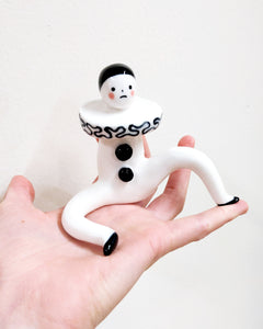 goatPIERROT Ceramic Art Toy [22.076: Large Pierrot]