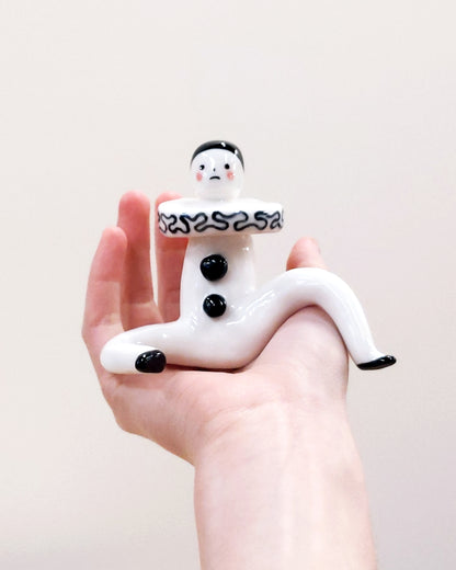 goatPIERROT Ceramic Art Toy [22.076: Large Pierrot]