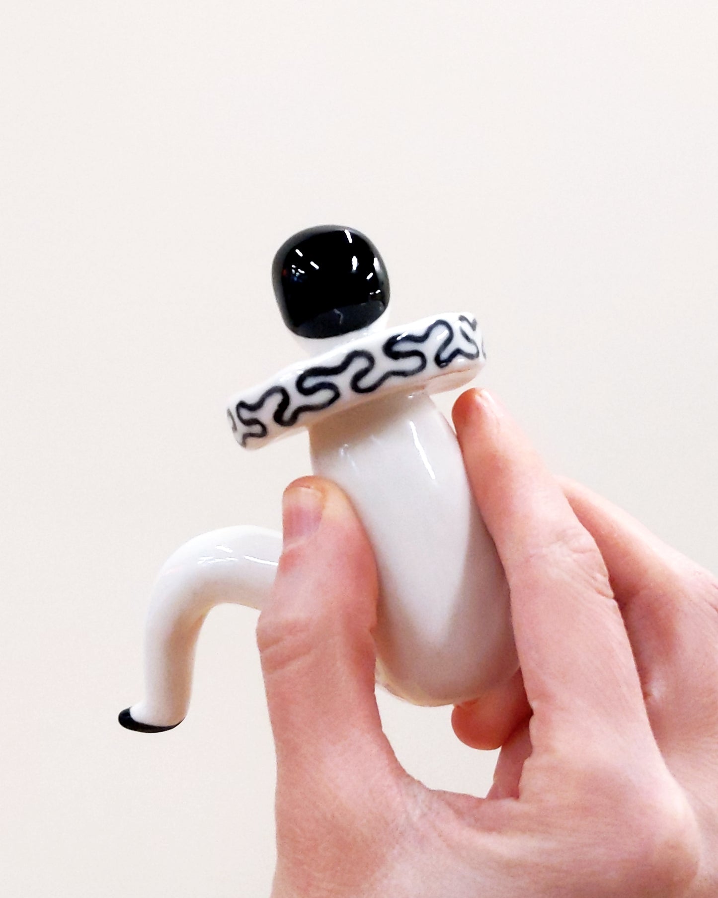 goatPIERROT Ceramic Art Toy [22.076: Large Pierrot]