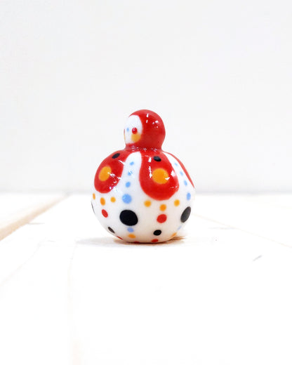 Birbauble Ceramic Art Toy [BB23.015: Ridiculous, 1.25" Body Diameter]