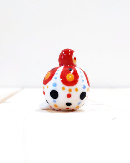 Birbauble Ceramic Art Toy [BB23.015: Ridiculous, 1.25" Body Diameter]