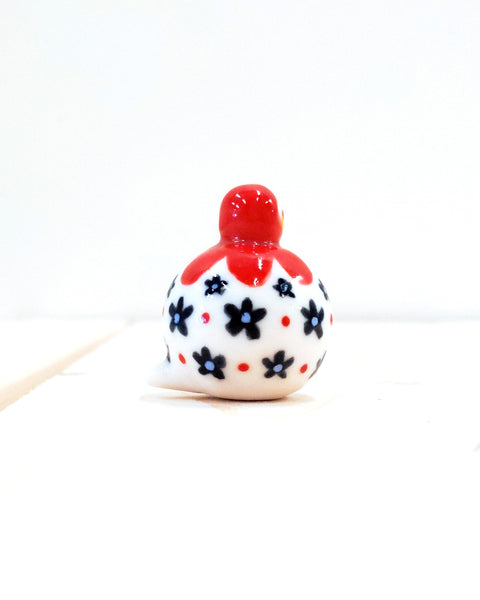 Birbauble Ceramic Art Toy [BB23.001: Matryoshka, 1.25" Body Diameter]