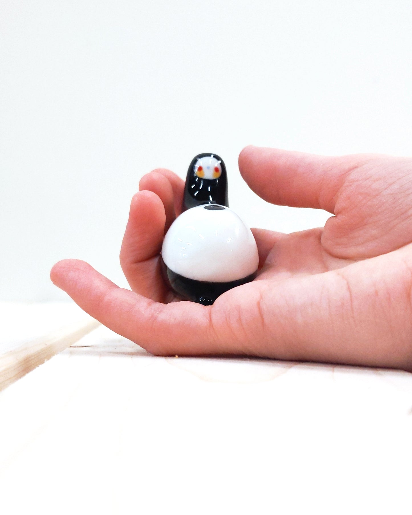 Birbauble Ceramic Art Toy [BB23.008: Longbob, 3"]