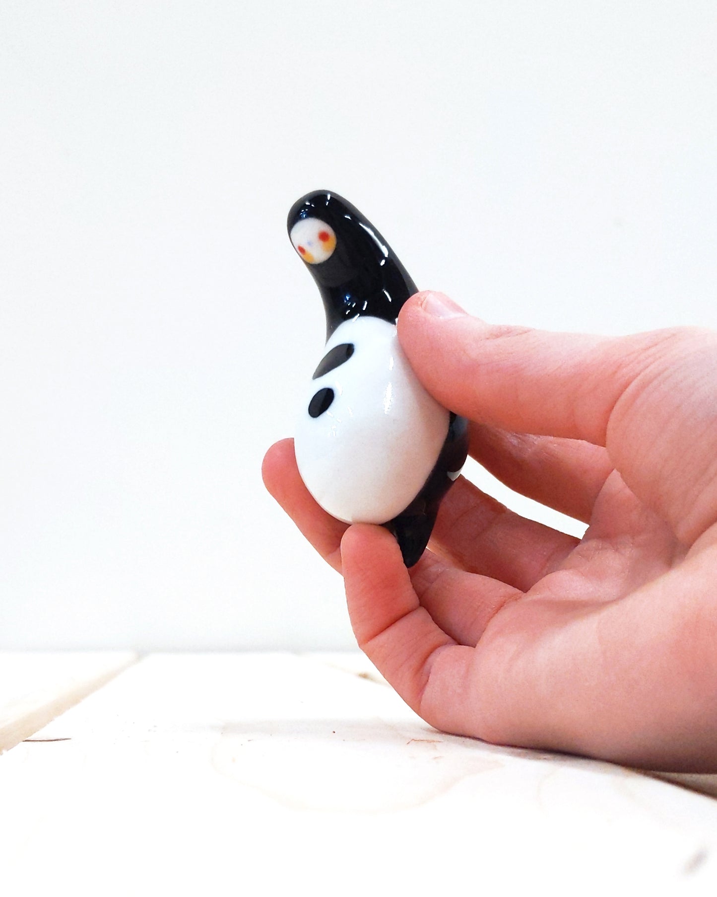 Birbauble Ceramic Art Toy [BB23.008: Longbob, 3"]