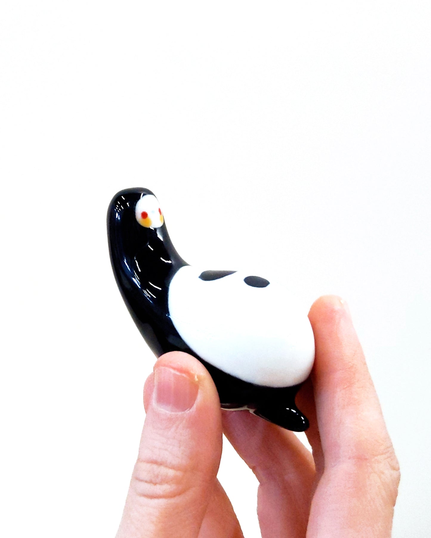 Birbauble Ceramic Art Toy [BB23.008: Longbob, 3"]