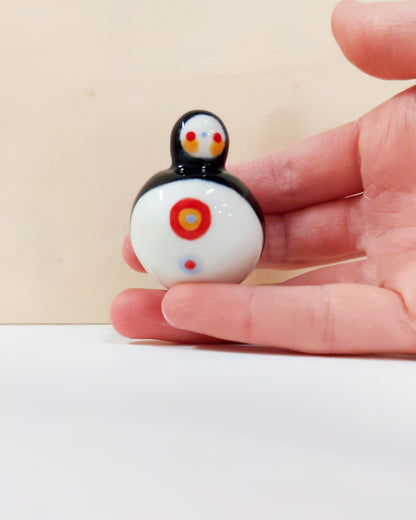 goatPIERROT Ceramic Art Toy [Birbauble BB23.025: Target Buttons]