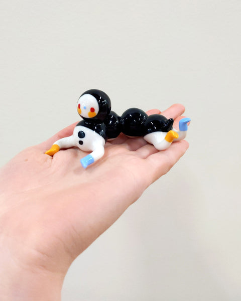 goatPIERROT Ceramic Art Toy [Tinybirdman 23.002: Caterbuggerpillar]