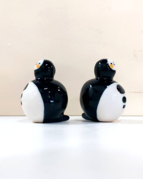 goatPIERROT Ceramic Art Toy Duo [Birbauble BB23.045 + BB23.046, Sold as Set]