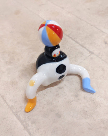 goatPIERROT Ceramic Art Toy [Tinybirdman 23.009: Juggler, Large]