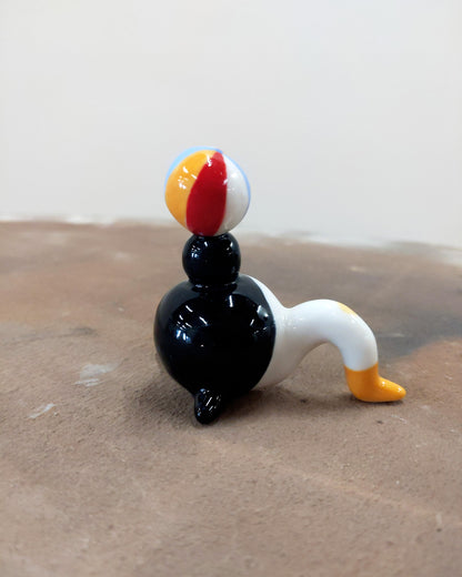 goatPIERROT Ceramic Art Toy [Tinybirdman 23.009: Juggler, Large]