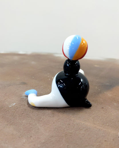 goatPIERROT Ceramic Art Toy [Tinybirdman 23.009: Juggler, Large]