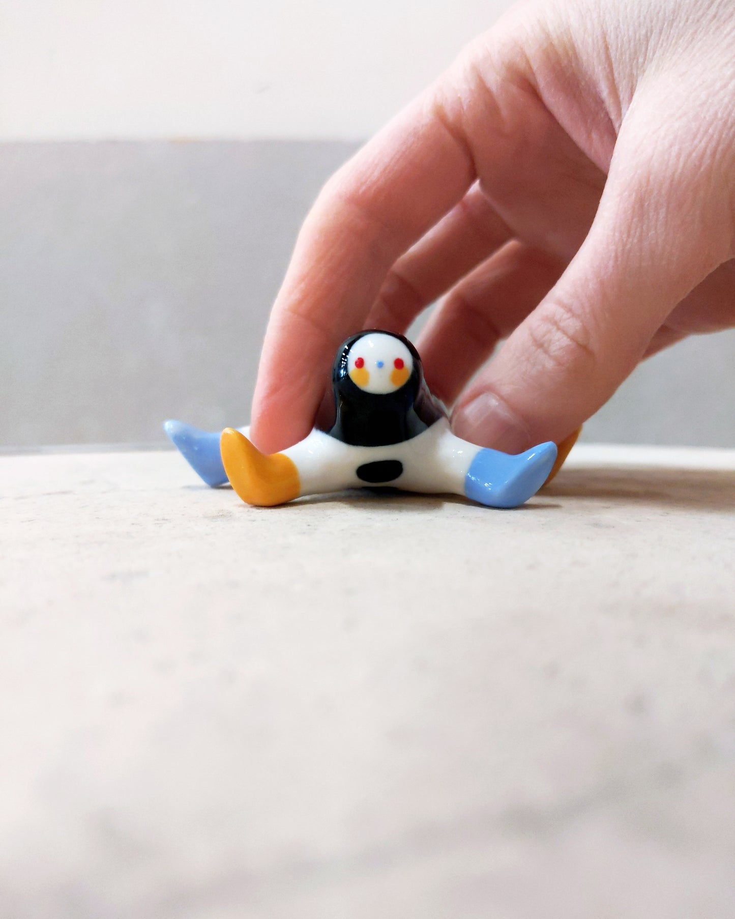 goatPIERROT Ceramic Art Toy [23.011: Four-Legged Longestbirdman]