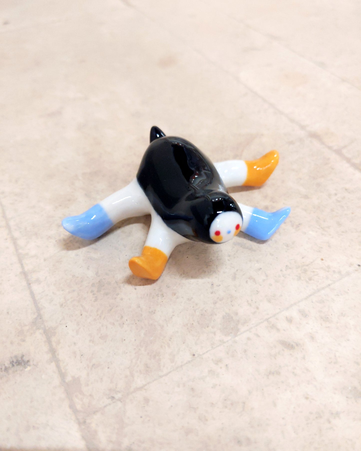 goatPIERROT Ceramic Art Toy [23.011: Four-Legged Longestbirdman]