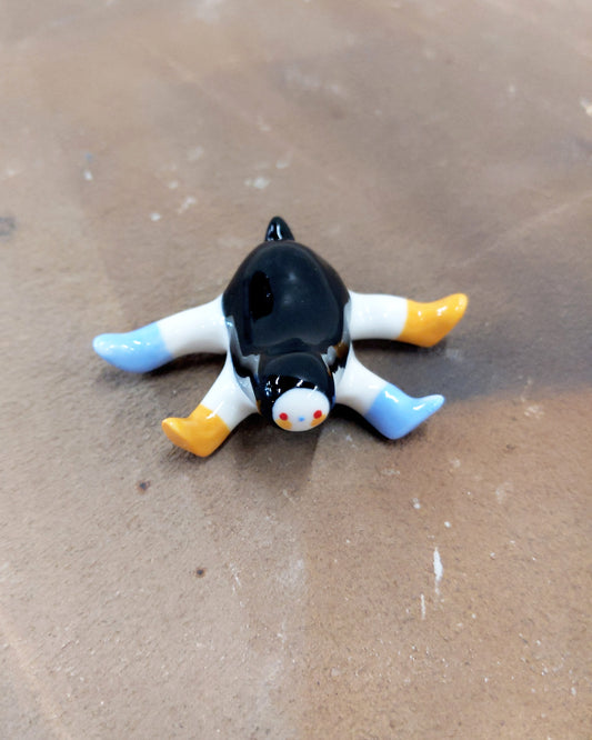 goatPIERROT Ceramic Art Toy [23.011: Four-Legged Longestbirdman]