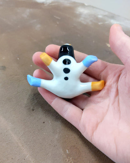 goatPIERROT Ceramic Art Toy [23.011: Four-Legged Longestbirdman]