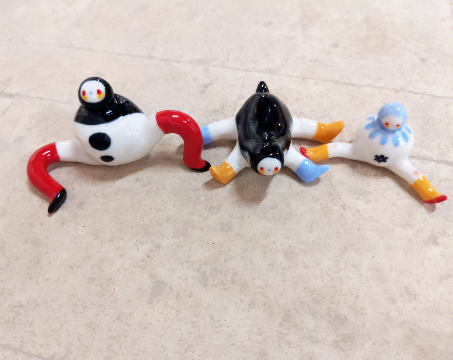 goatPIERROT Ceramic Art Toy [23.011: Four-Legged Longestbirdman]