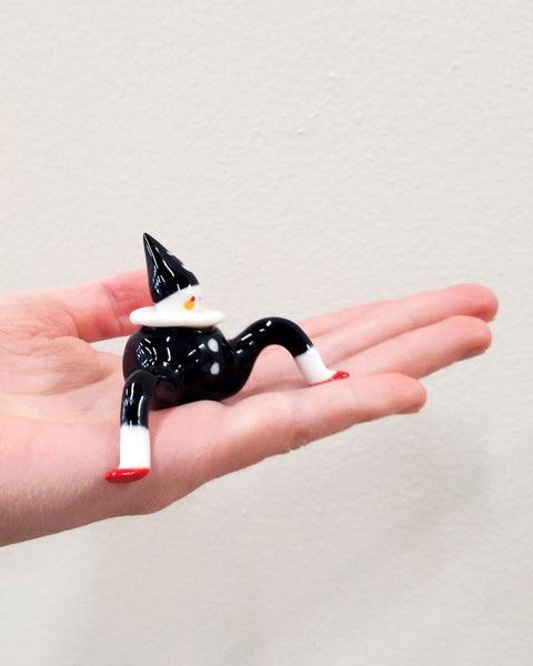 goatPIERROT Ceramic Art Toy [Tinybirdman 23.012: Gelomancer]