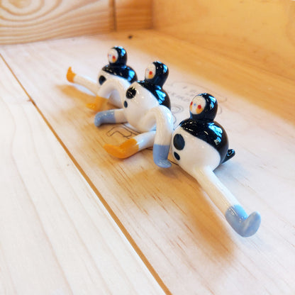 Tinybirdman Ceramic Art Toy Trio [22.050 + 22.051 + 22.052, Set of Three]