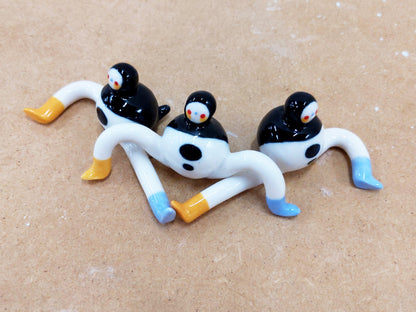 Tinybirdman Ceramic Art Toy Trio [22.050 + 22.051 + 22.052, Set of Three]