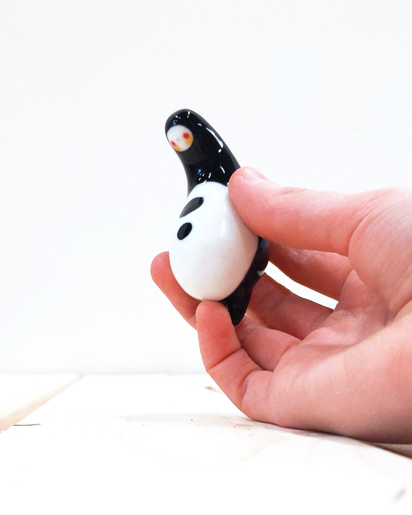 Birbauble Ceramic Art Toy [BB23.008: Longbob, 3"]