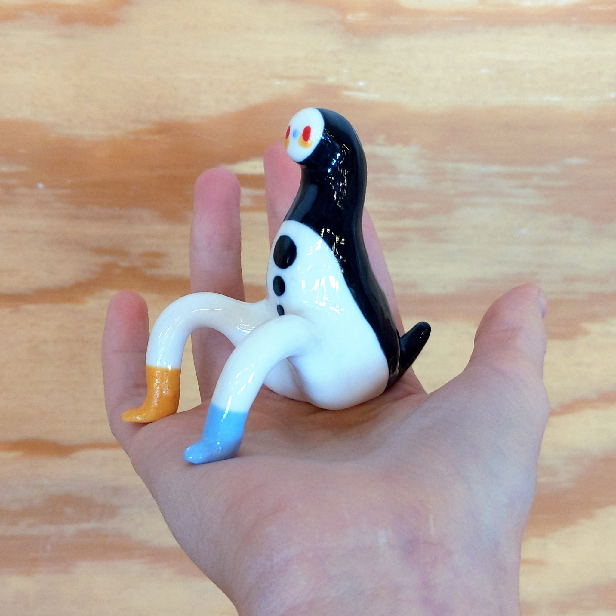 Tinybirdman Ceramic Art Toy [22.023 Large Longestbirdman]