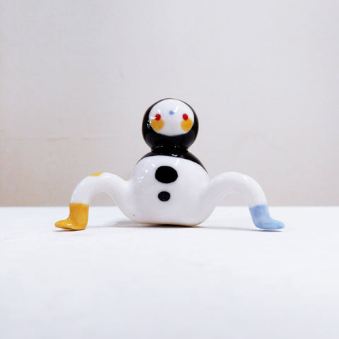 Tinybirdman Ceramic Art Toy [22.081: Bobblenoggin]