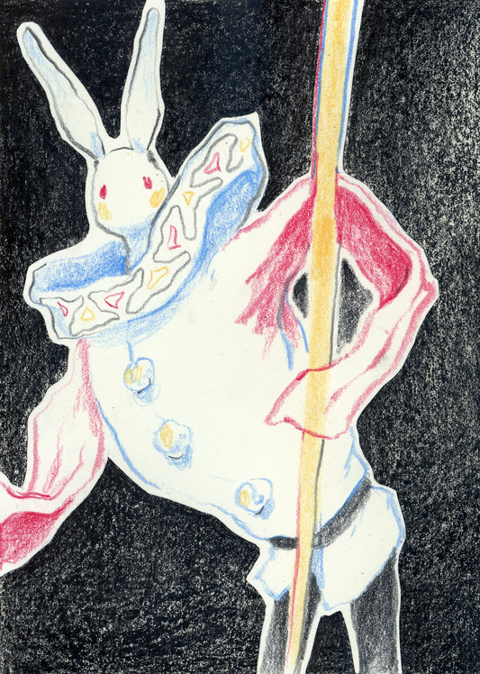 5"x7" Drawing #1: May Rabbit