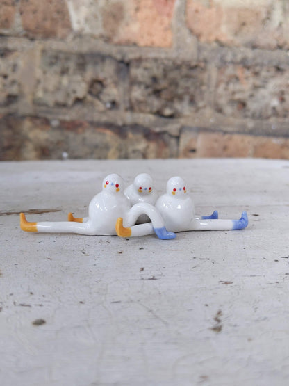 Tinybirdman Ceramic Art Toy [Ghost of Tinybirdman]