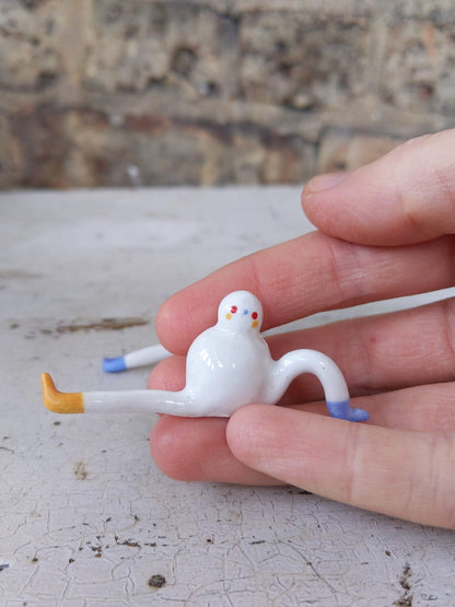 Tinybirdman Ceramic Art Toy [Ghost of Tinybirdman]