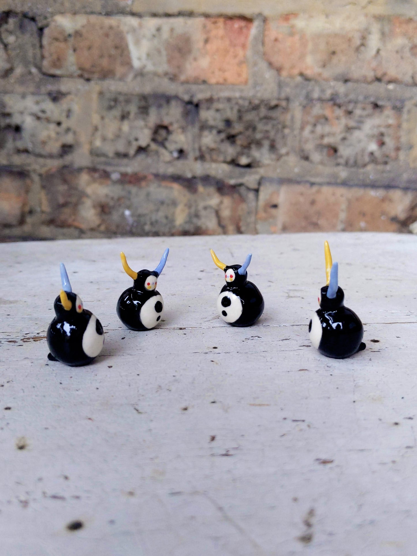 Birbauble Ceramic Art Toy [Horned]