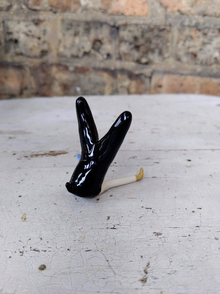 Longestbirdman Ceramic Art Toy [Two-Headed, Mustard Boot, Dirty Butt]
