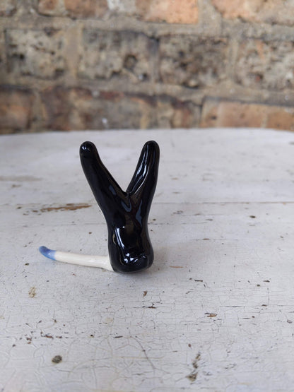 Longestbirdman Ceramic Art Toy [Two-Headed, Mustard Boot, Dirty Butt]