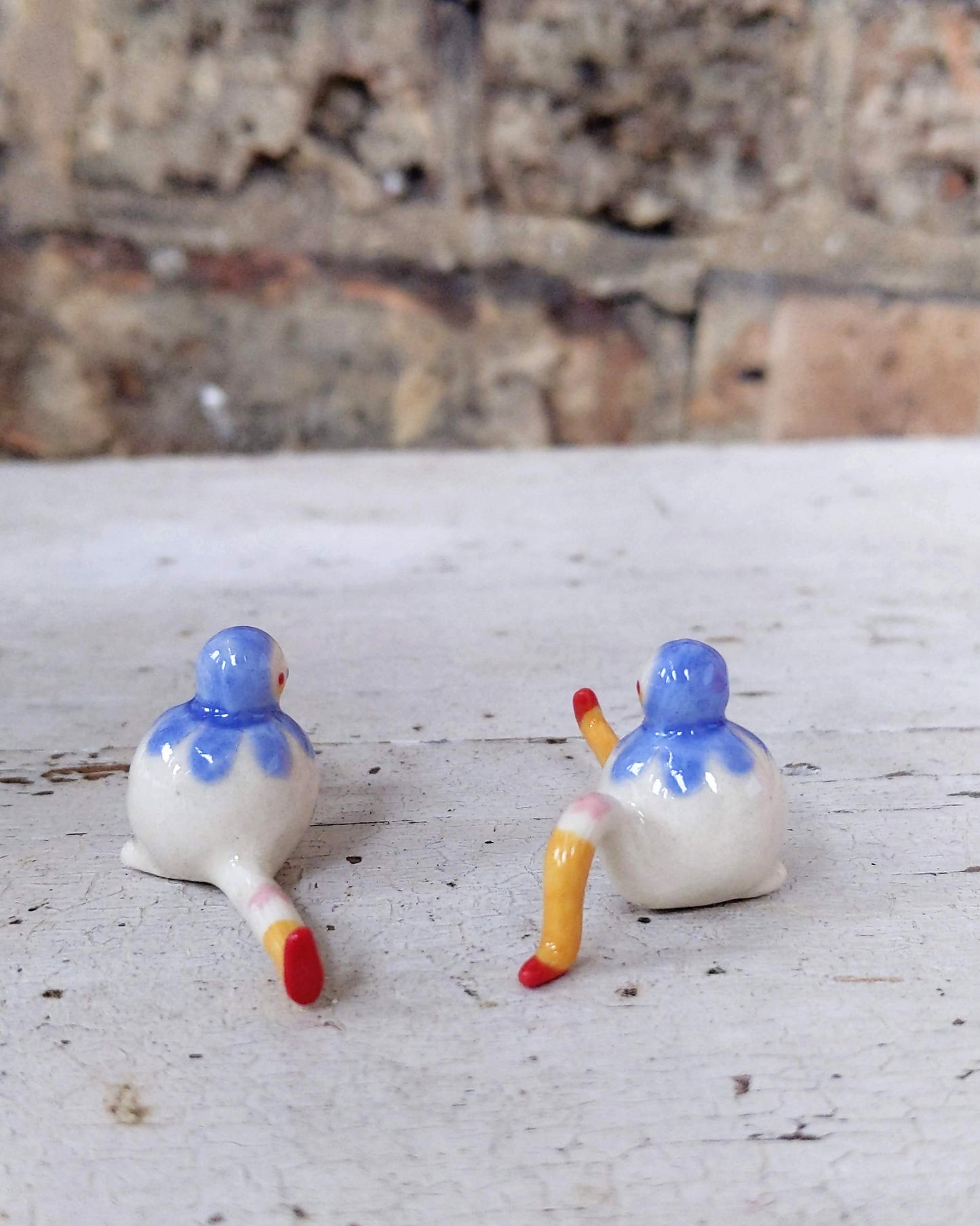 Tinybirdman Ceramic Art Toy [Flowerbirdman]