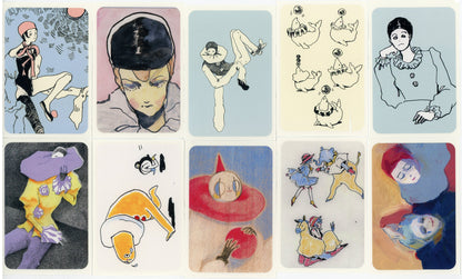 goatPIERROT Art Sticker Set #6 [3.3 x 2.17 inches]