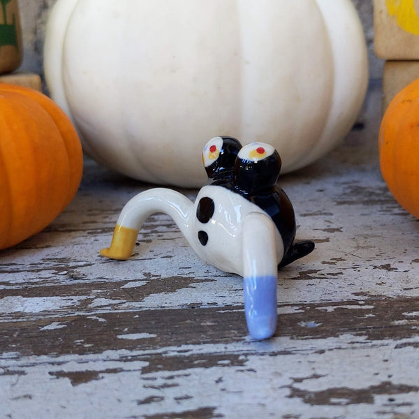 Tinybirdman Ceramic Art Toy [Two-Headed, Macaroni-Legged]